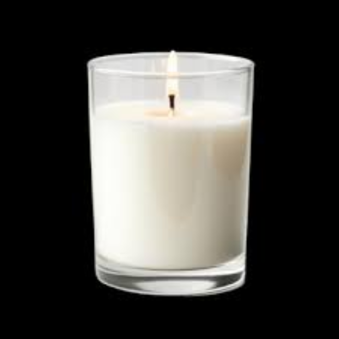 DISCO LARGE CANDLE WHITE